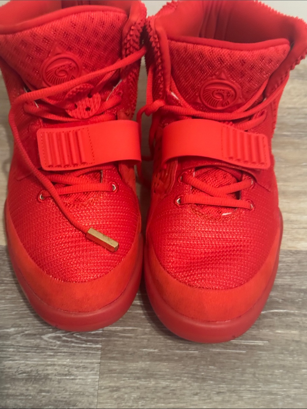 Red October Bright Red High-Top Sneakers